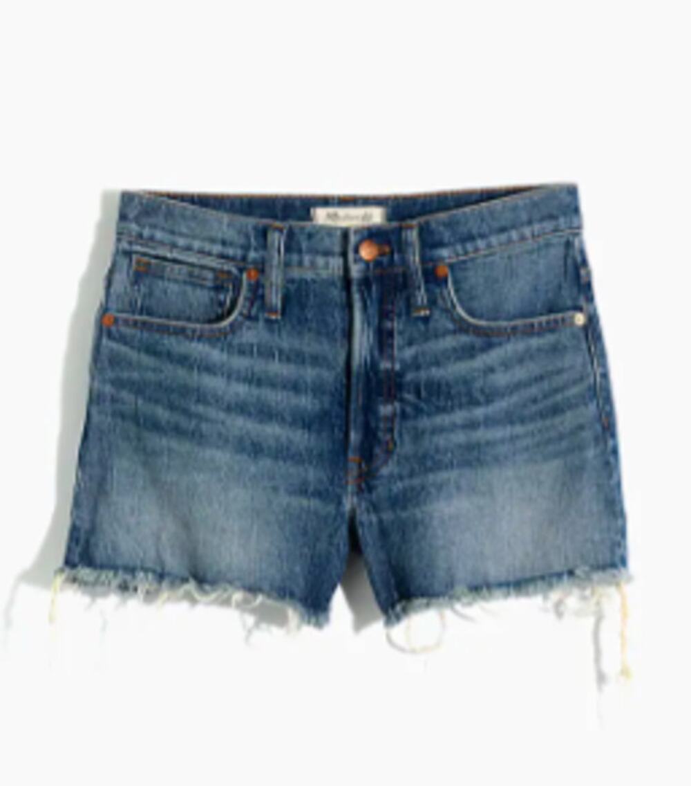 MADEWELL The Perfect Jean Short in Rayburn: Comfort Stretch Edition // 27